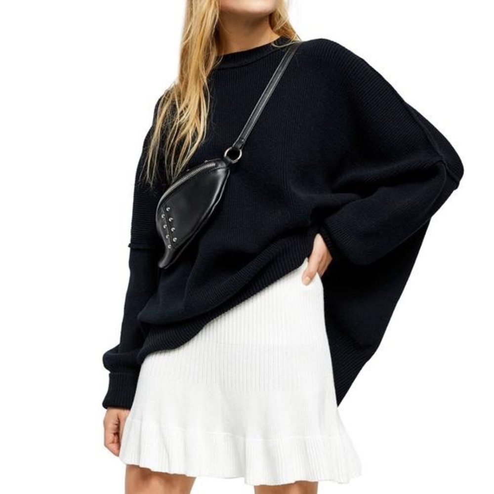 Free People ribbed skirt